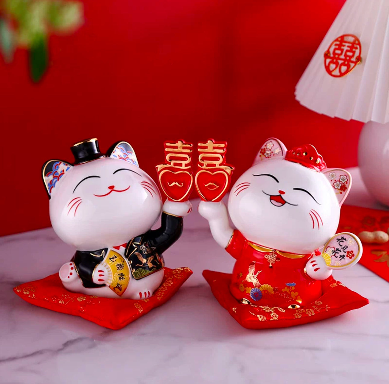 Ceramic Fortune Cat