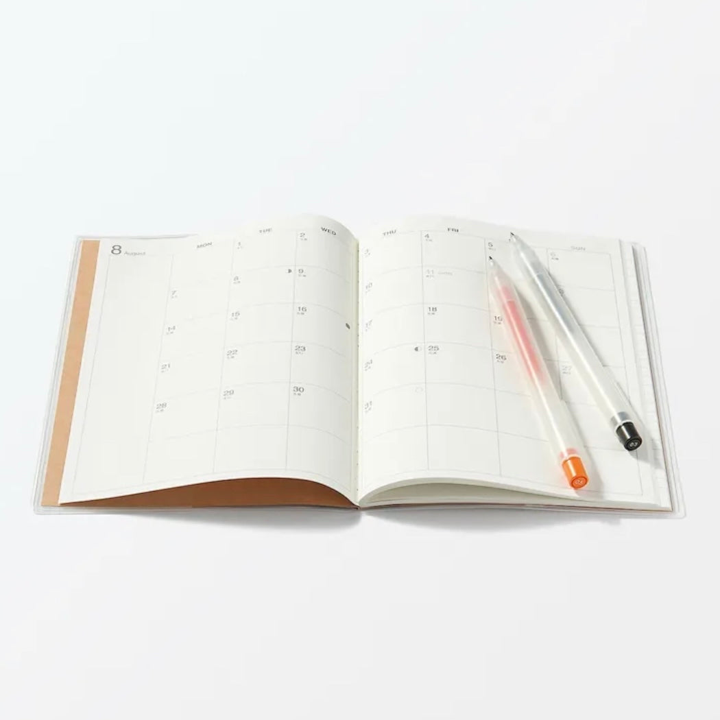 Kraft Paper Monthly Planner (2023.8 to 2024.9)