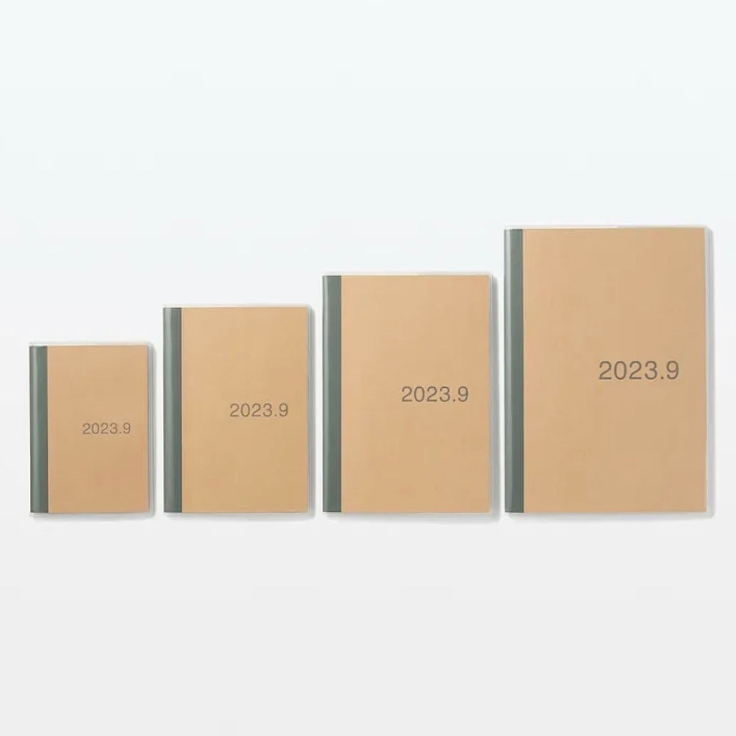 Kraft Paper Monthly Planner (2023.8 to 2024.9)