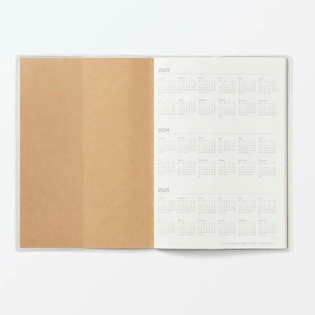 Kraft Paper Monthly Planner (2023.8 to 2024.9)