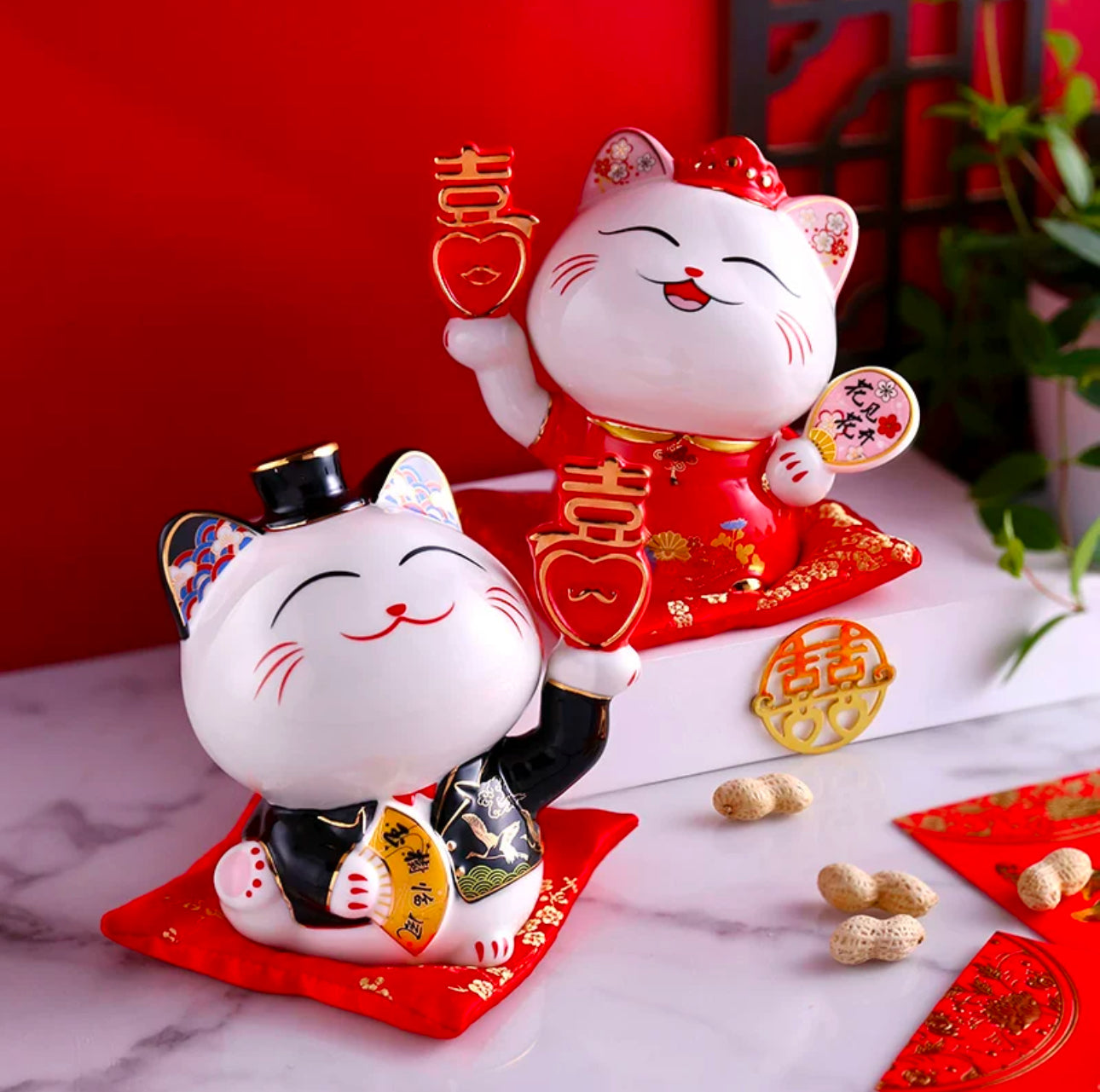 Ceramic Fortune Cat