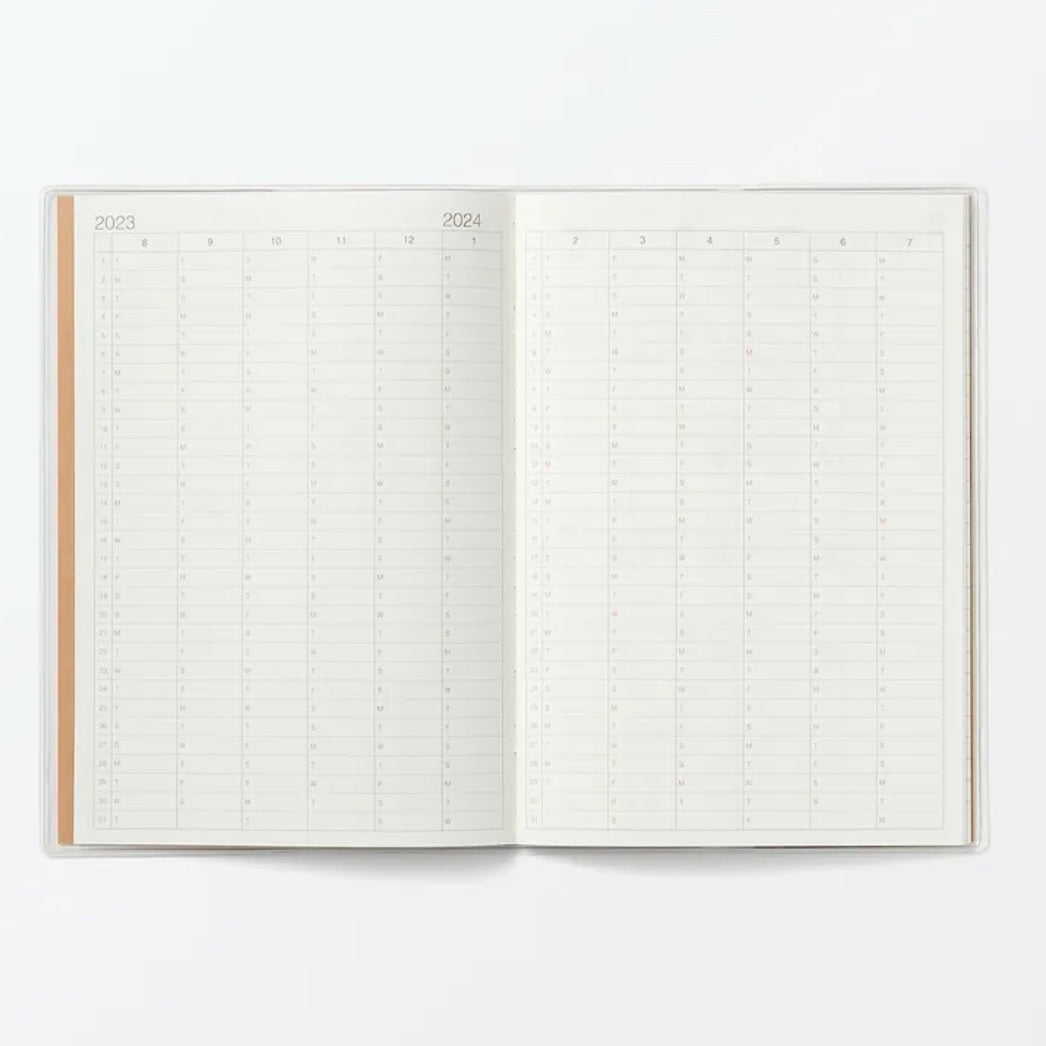 Kraft Paper Monthly Planner (2023.8 to 2024.9)