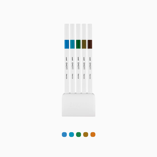 EMOTT Fineliners - 5 Color Set - Island