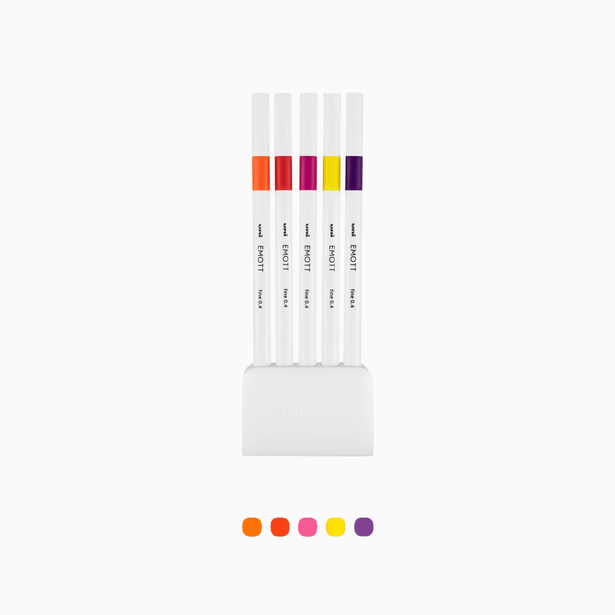 EMOTT Fineliners - 5 Color Set - Passion