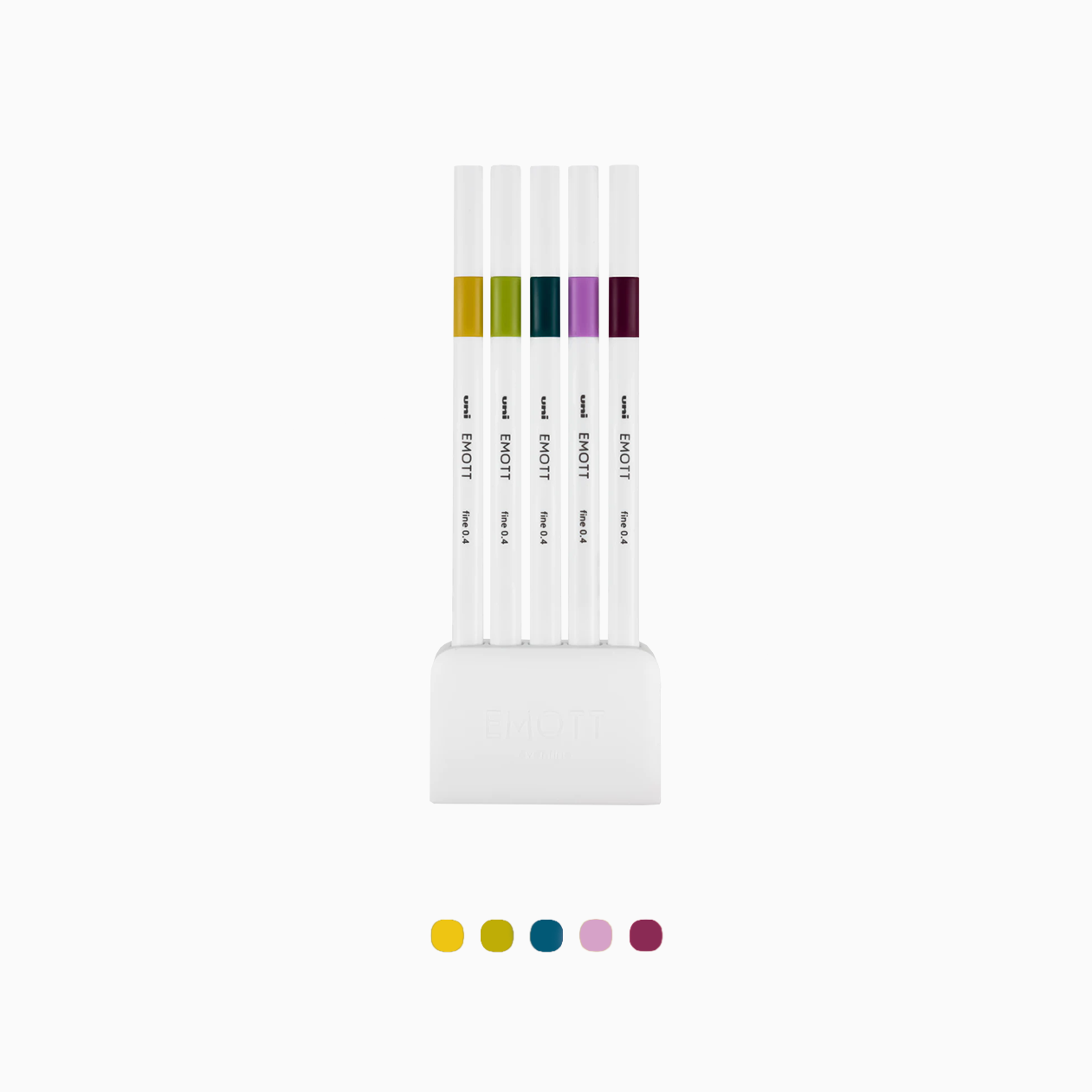 EMOTT Fineliners - 5 Color Set - Retro