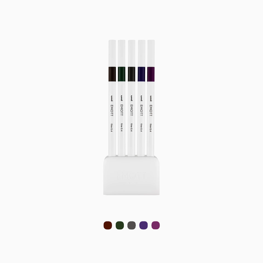 EMOTT Fineliners - 5 Color Set - Vintage