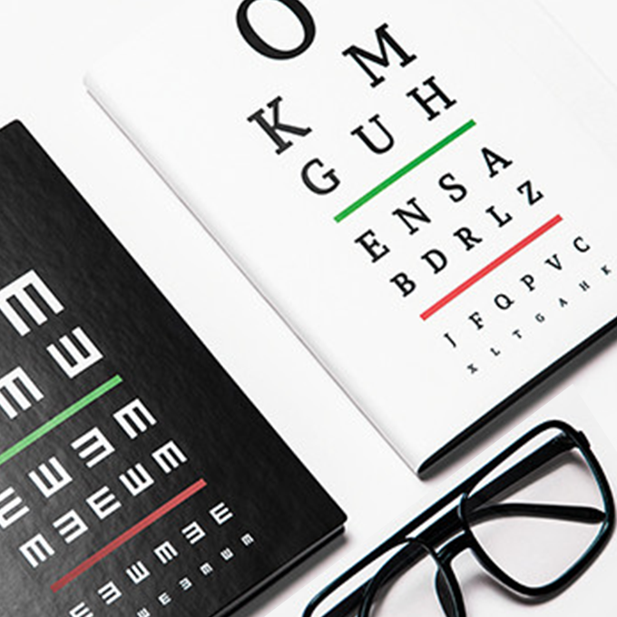 Signature Eye Chart Grid Notebook - A5