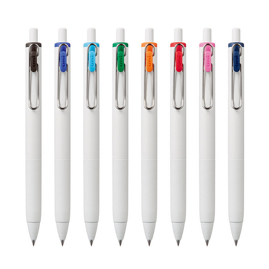 Uni-Ball One Gel Ink 0.38mm Ballpoint Pen (Set of 8)