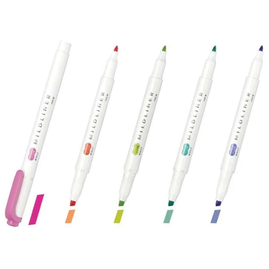 Mildliner Double-sided Highlighter (Set of 5)