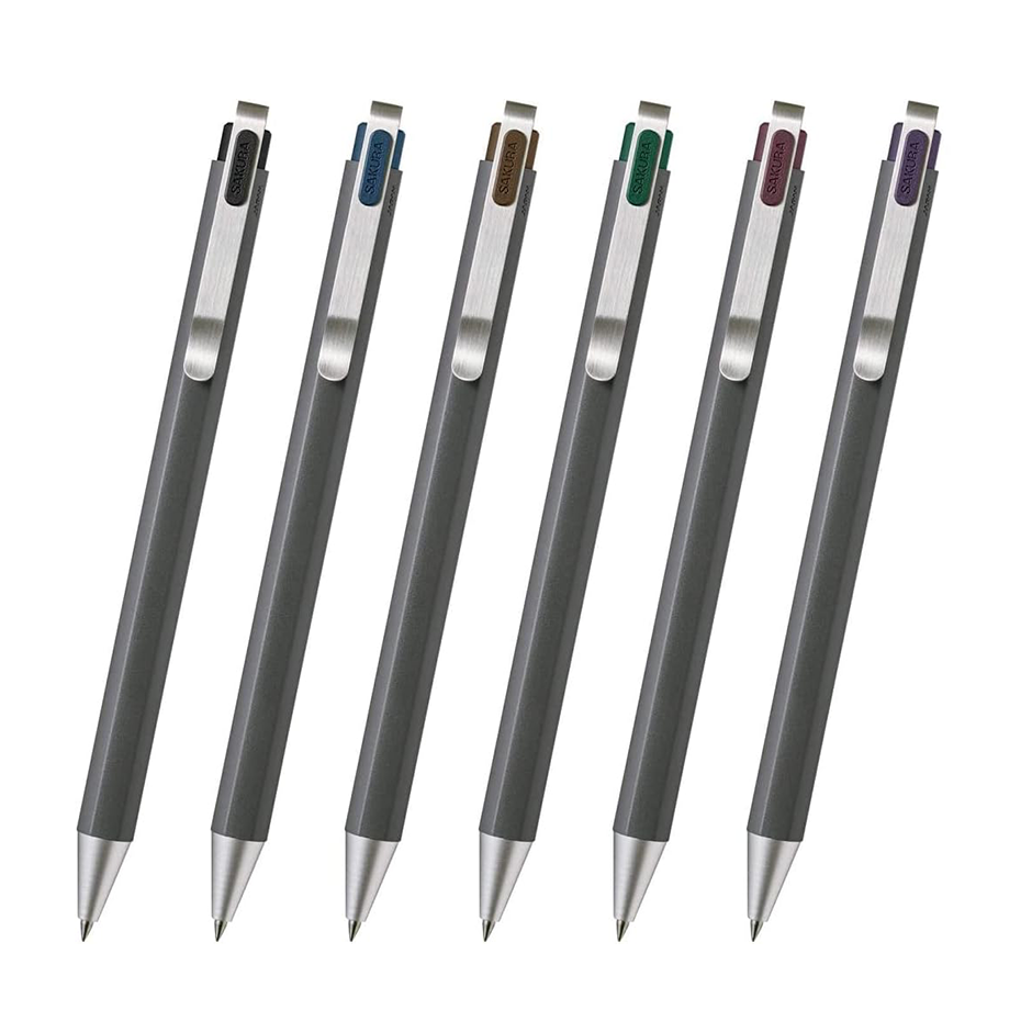 Ballsign iD Gel Pen - 6 Color Set (6 Blacks)