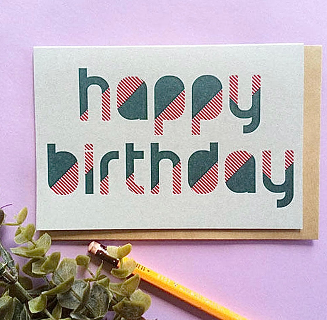 Birthday Card I - Letterpress