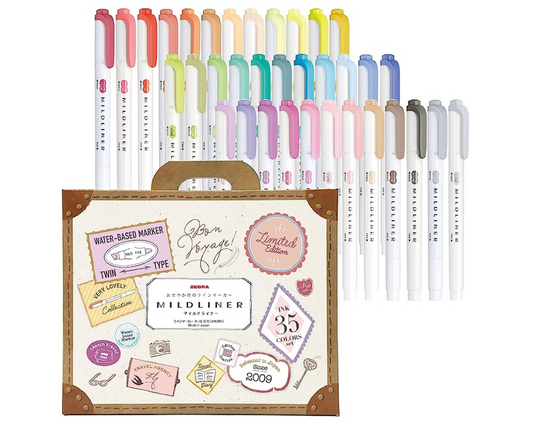 Mildliner Double-sided Highlighter (35 Colors Set)