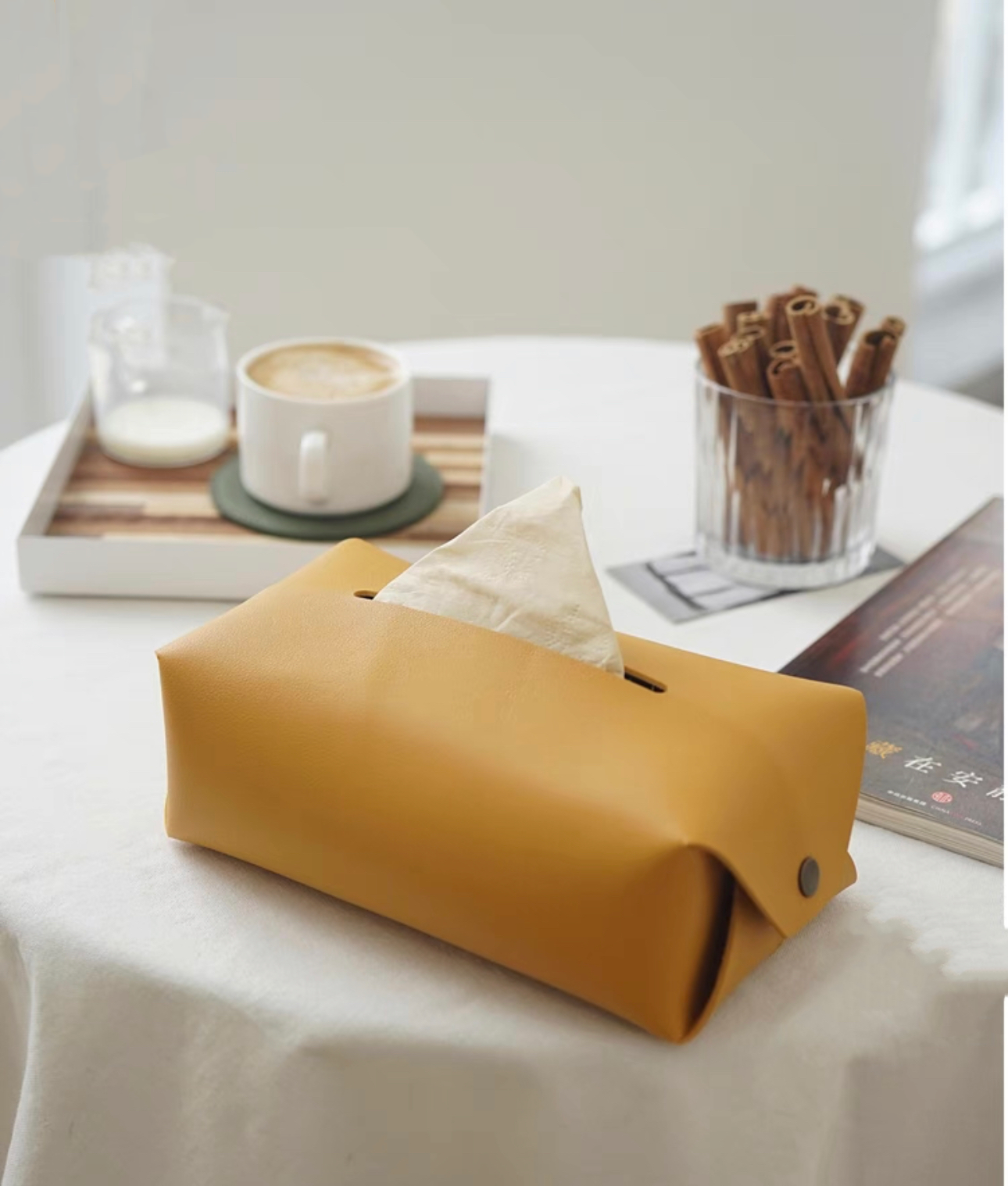 PU Leather Tissue Boxes