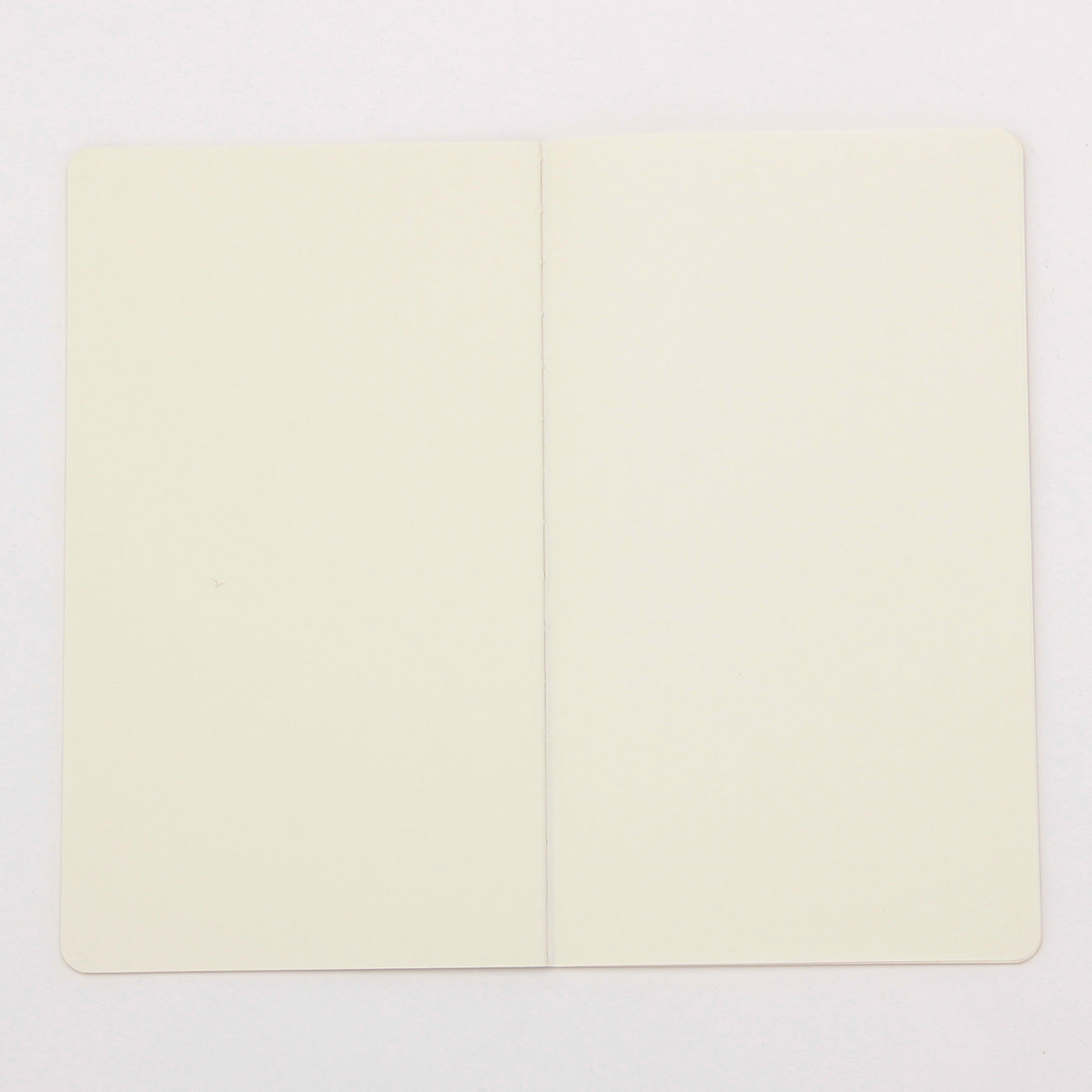 Open Flat Plain Beige Notebook