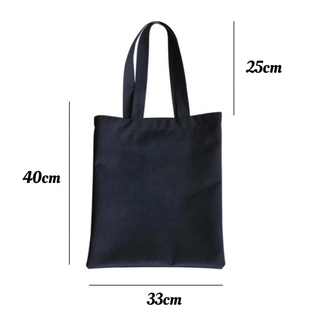 Canvas Tote Bag - Black