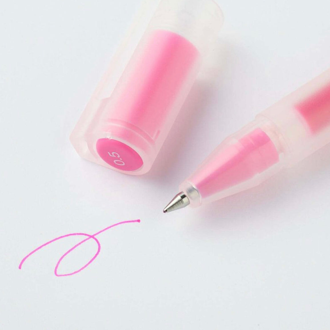 Pink gel clearance pen