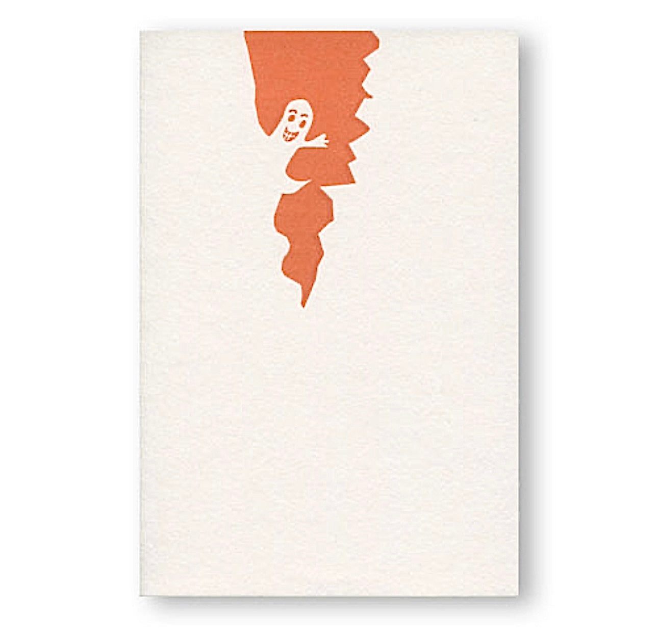 Letterpress Postcard - Ghost