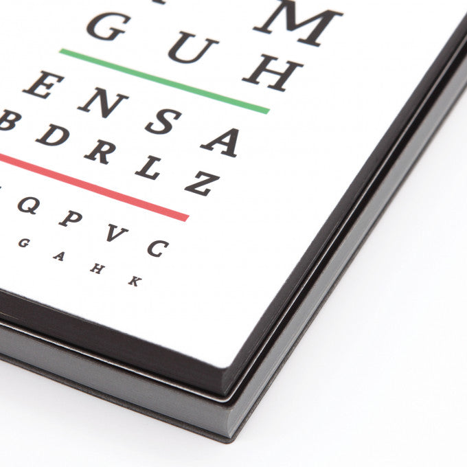 Signature Eye Chart Grid Notebook - A5